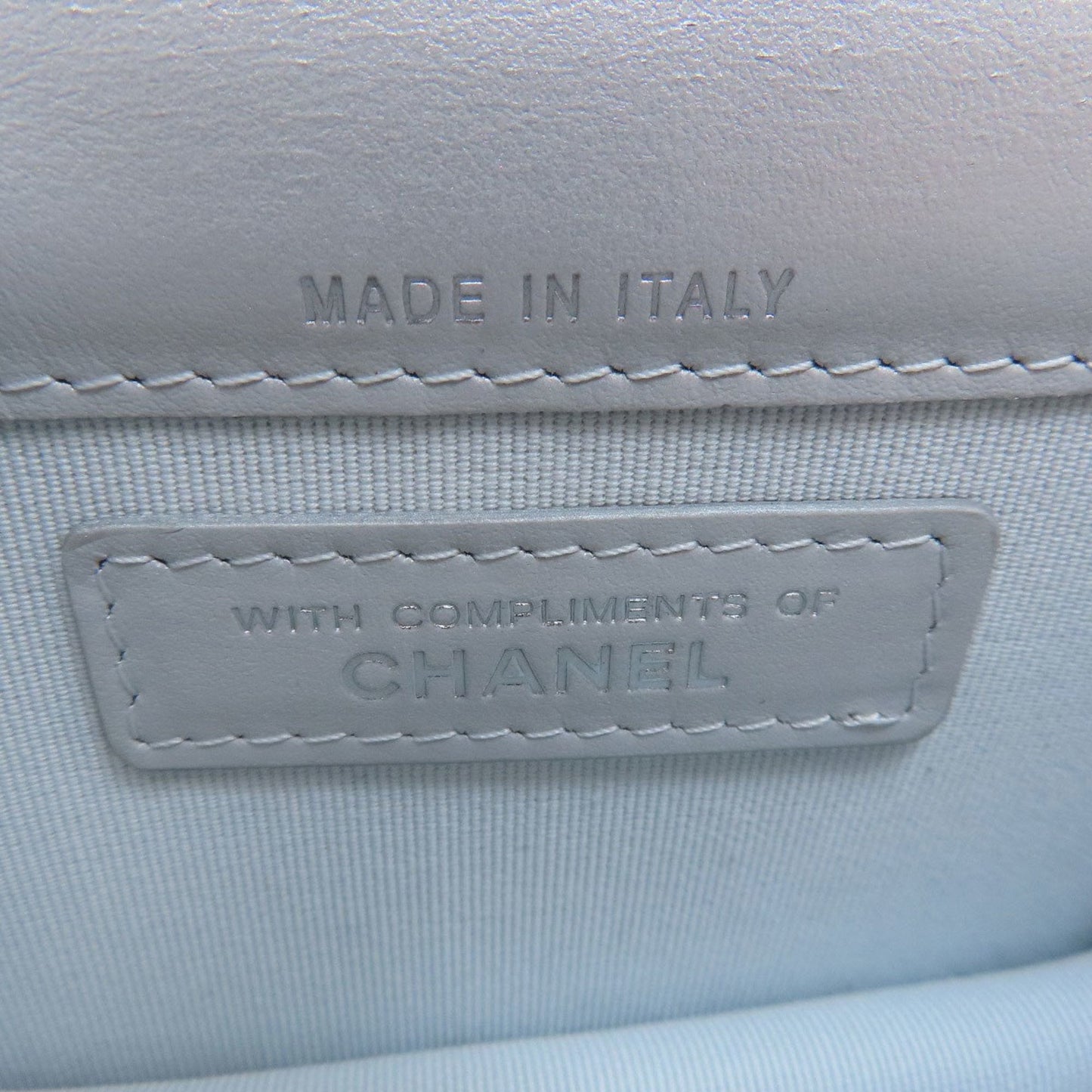 Chanel Quilted Star Silver Chain Bag