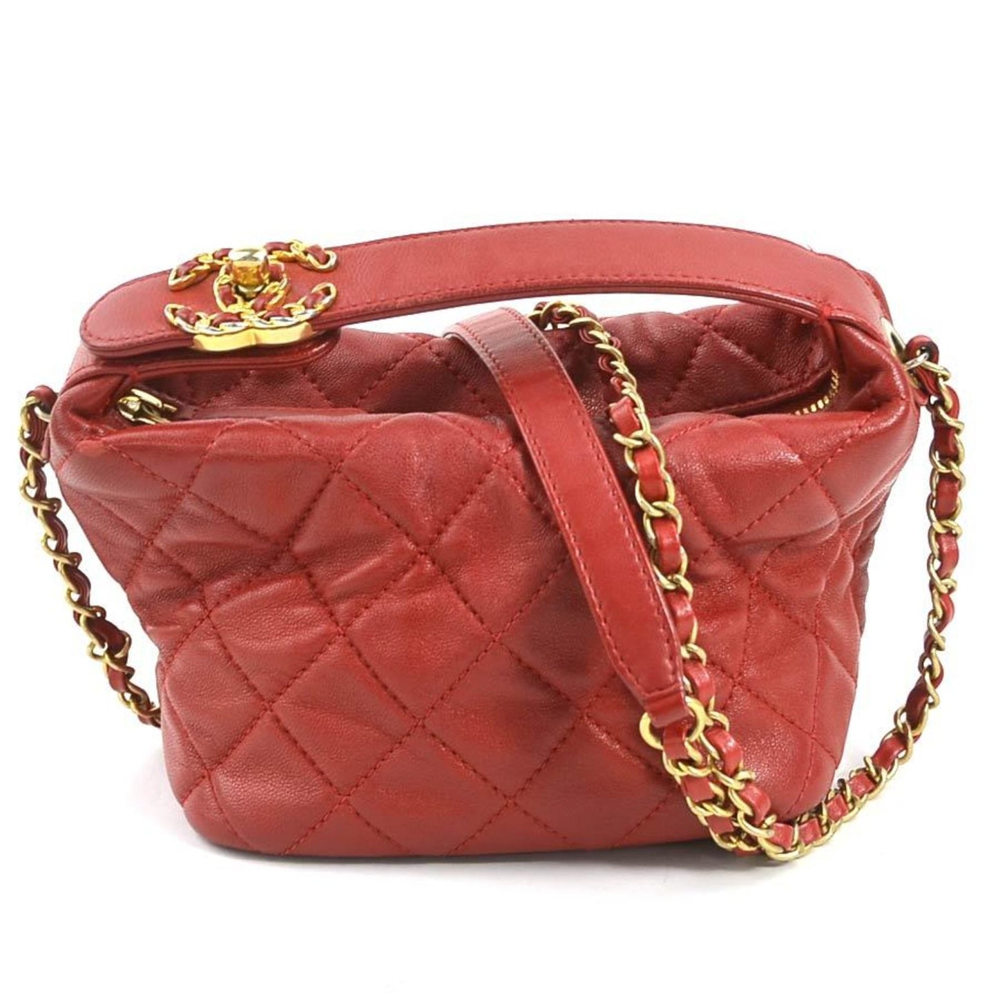 Chanel Mini Chain Bag Quilted Lambskin