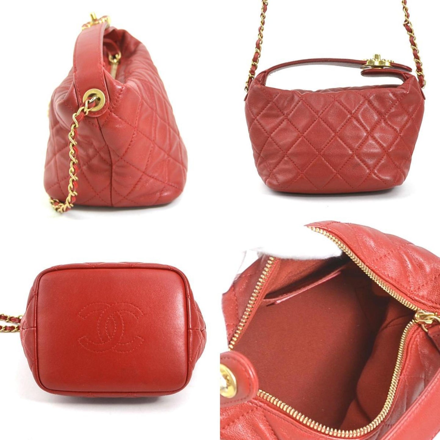 Chanel Mini Chain Bag Quilted Lambskin