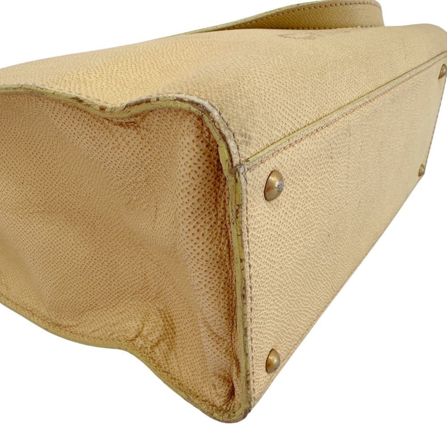 Chanel Classic Tote Bag Beige Leather