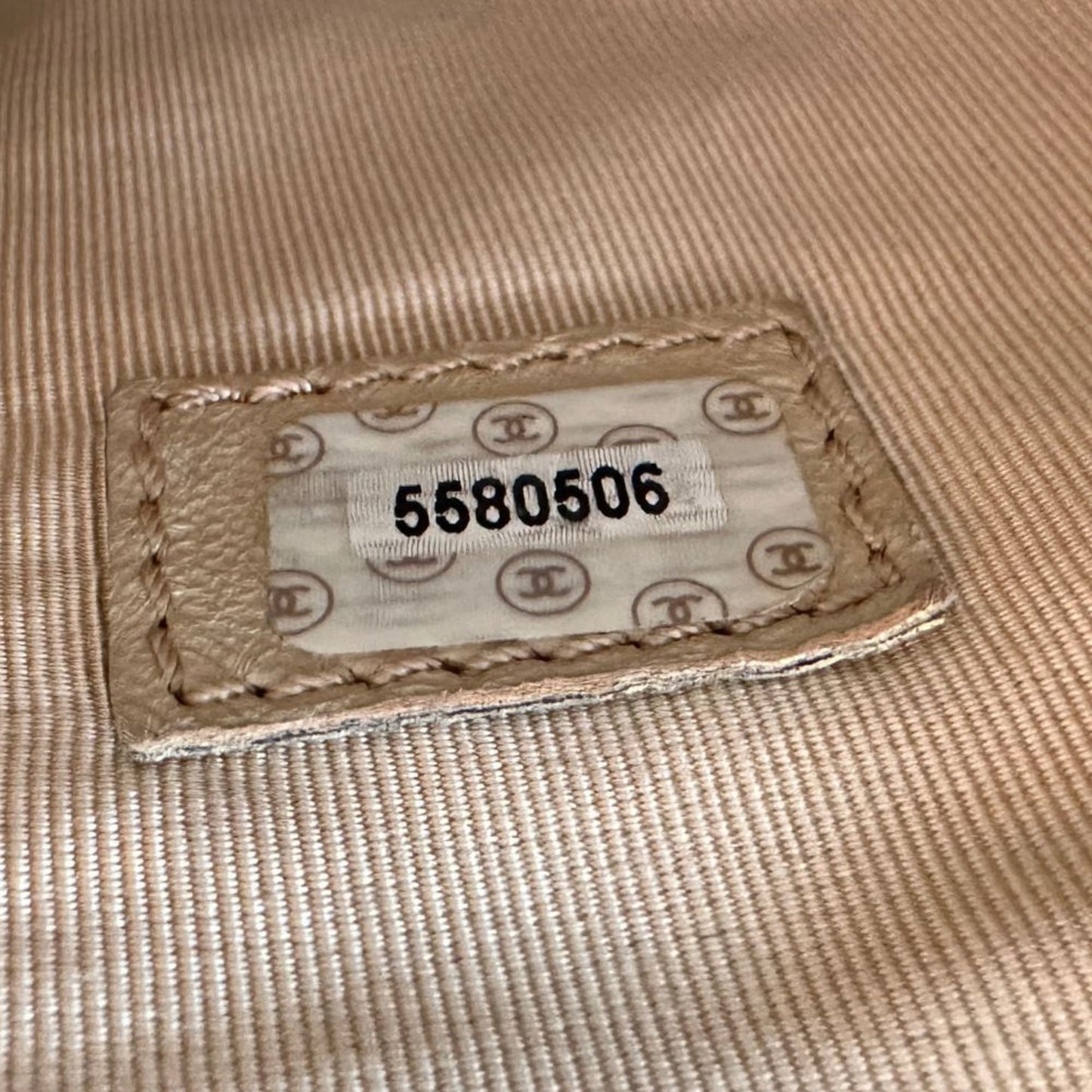 Chanel Classic Tote Bag Beige Leather