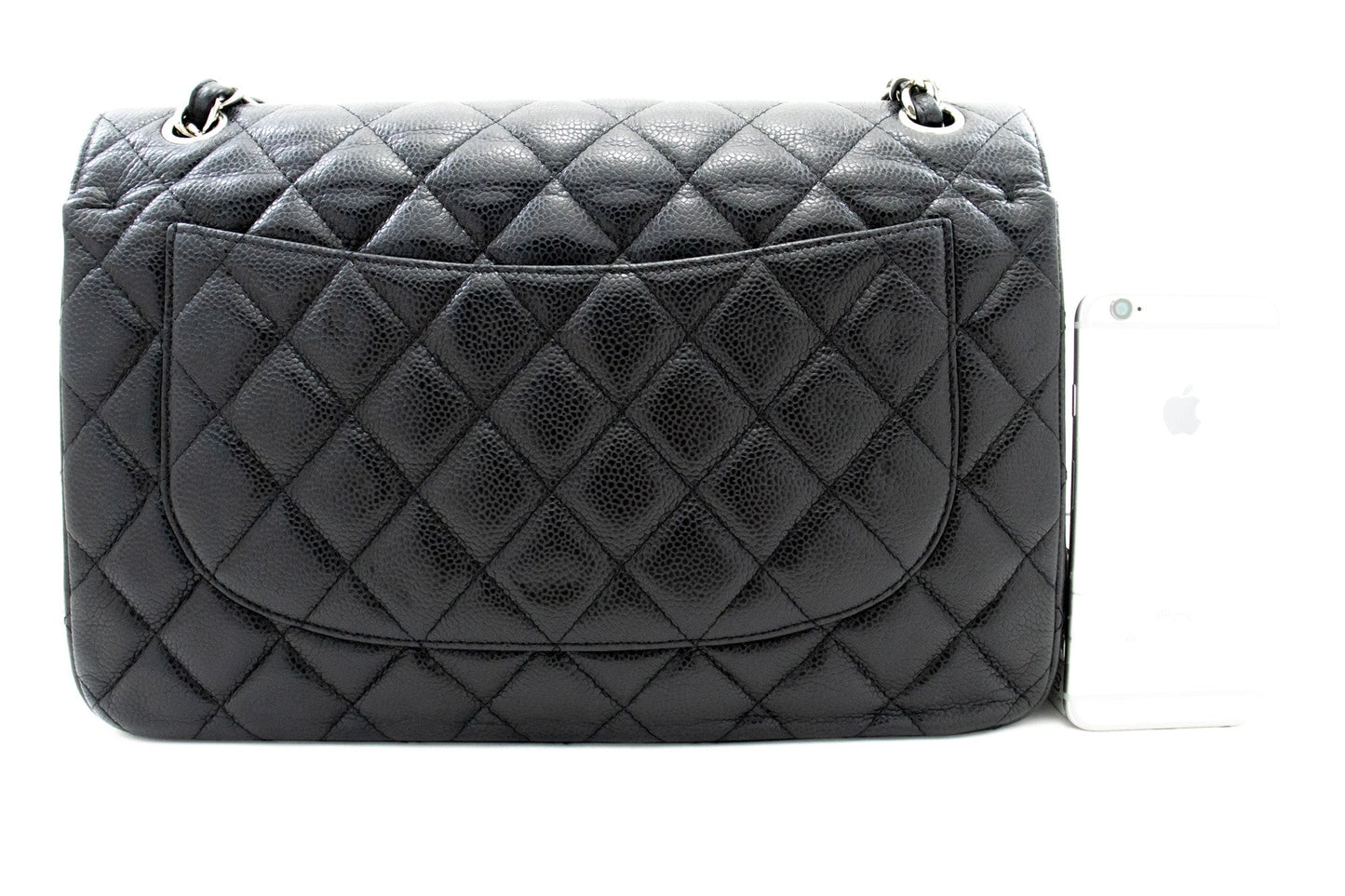 Chanel Classic Double Flap Caviar Leather Bag