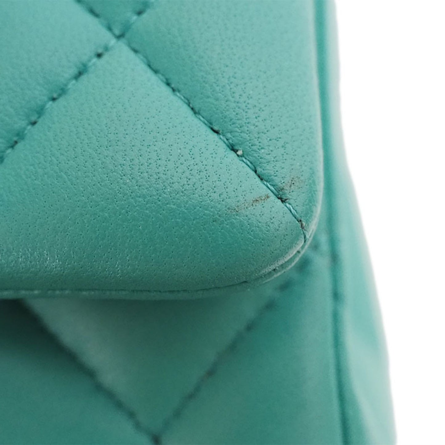 Chanel Classic Mini Flap Bag A3827 Teal
