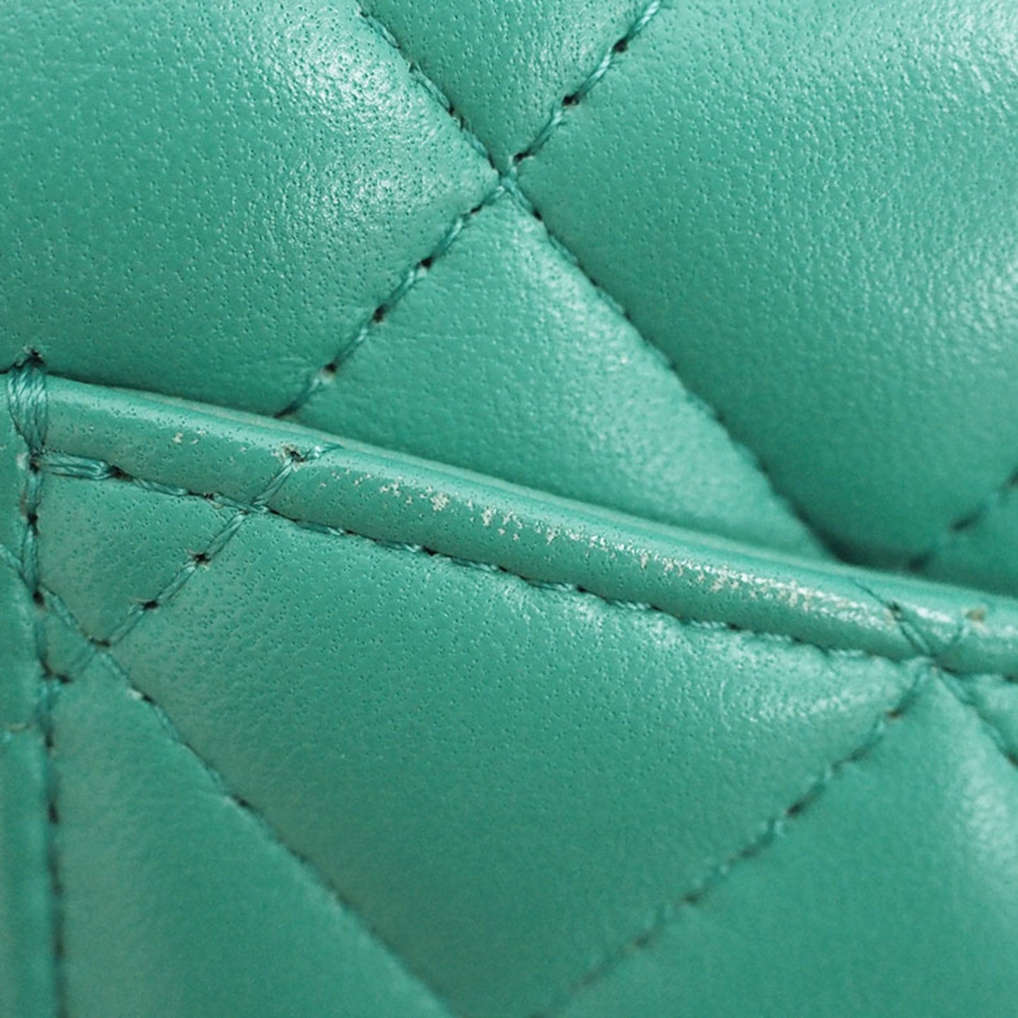 Chanel Classic Mini Flap Bag A3827 Teal