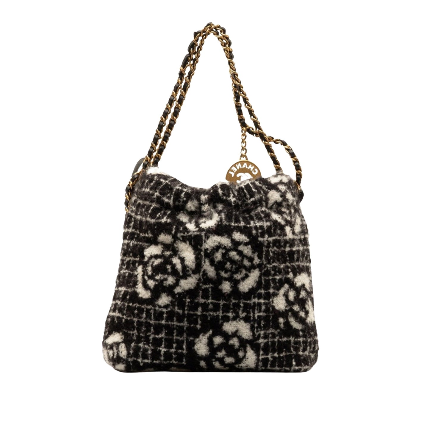 Chanel Floral Tweed Chain Bag