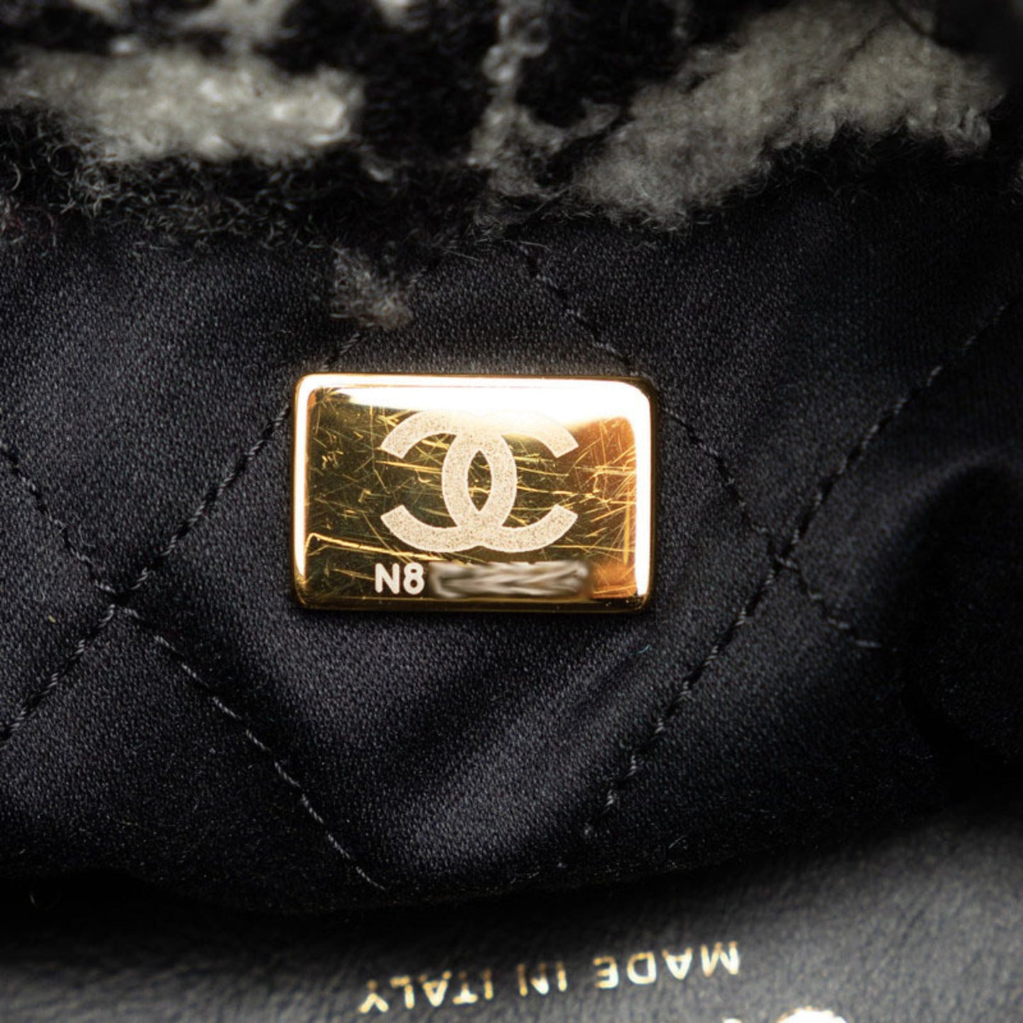 Chanel Floral Tweed Chain Bag