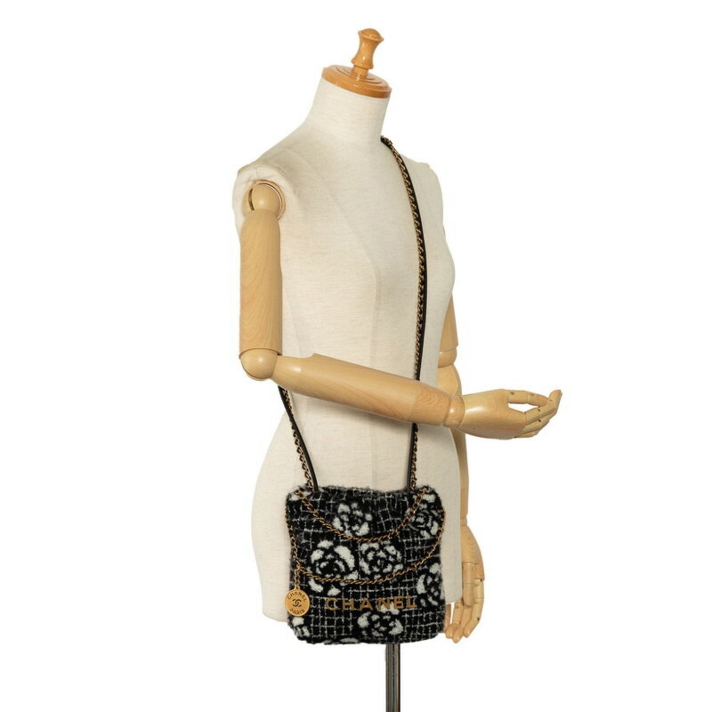Chanel Floral Tweed Chain Bag