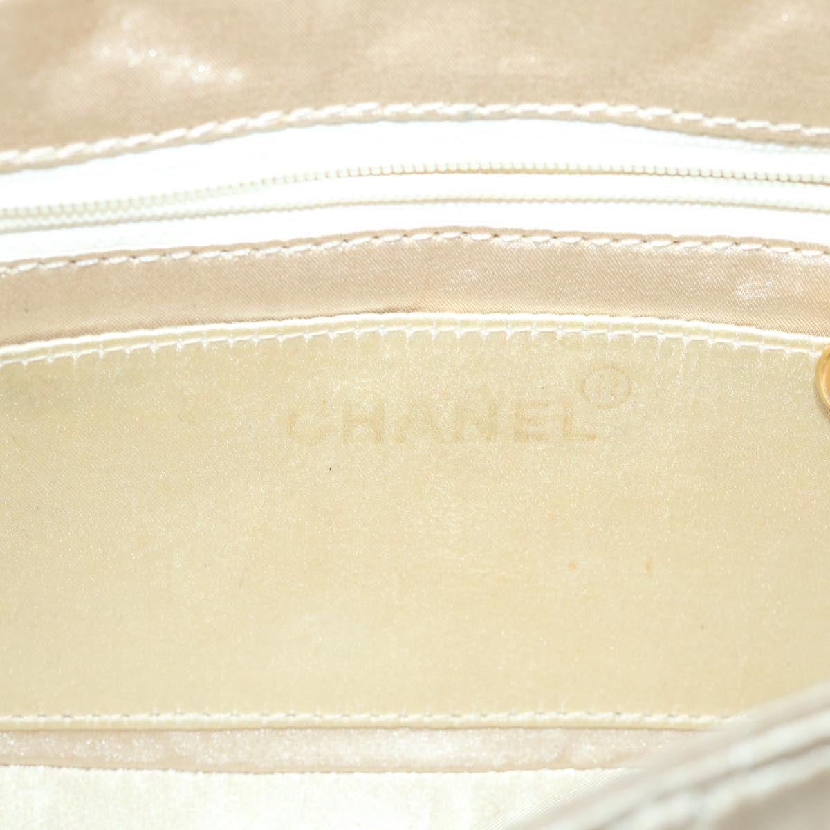 Chanel Quilted Satin Chain Bag Classic Flap Bag