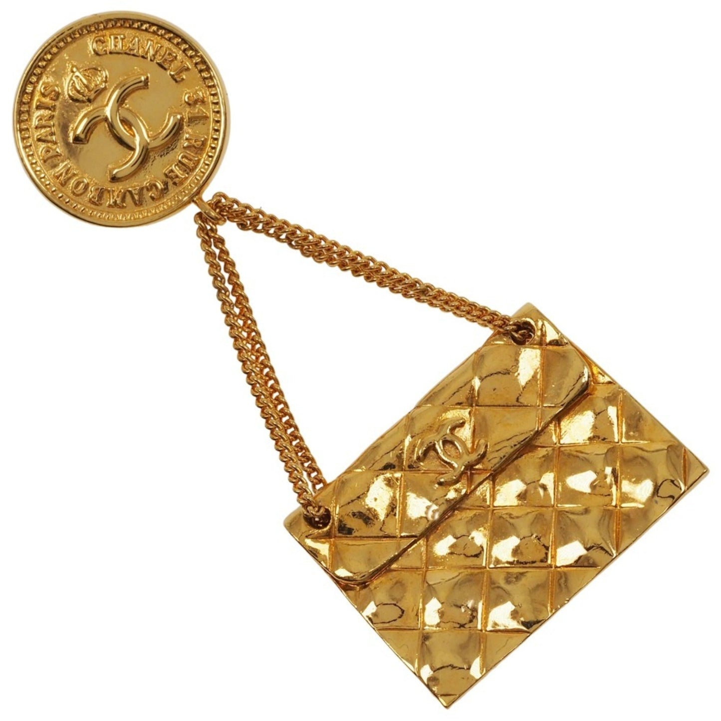 Chanel Chanel handbag pin brooch