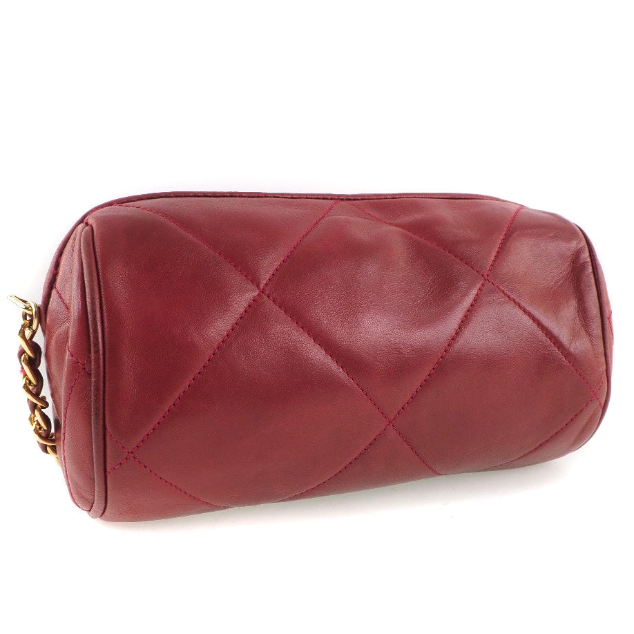 Chanel Vintage Quilted Leather Bag Tassel Style