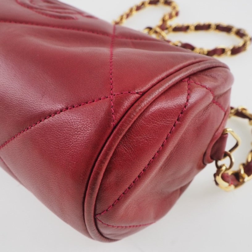 Chanel Vintage Quilted Leather Bag Tassel Style