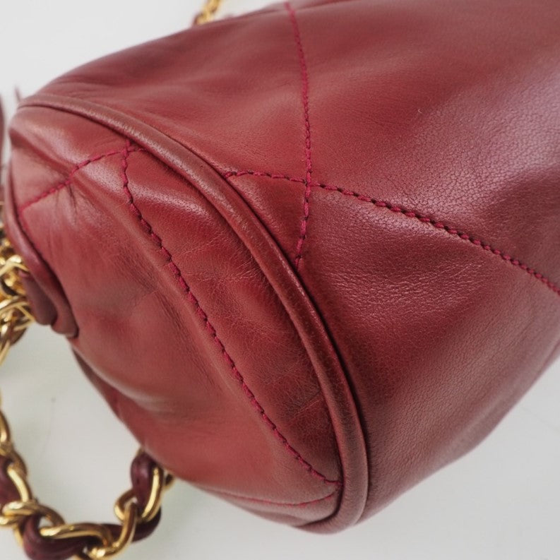 Chanel Vintage Quilted Leather Bag Tassel Style
