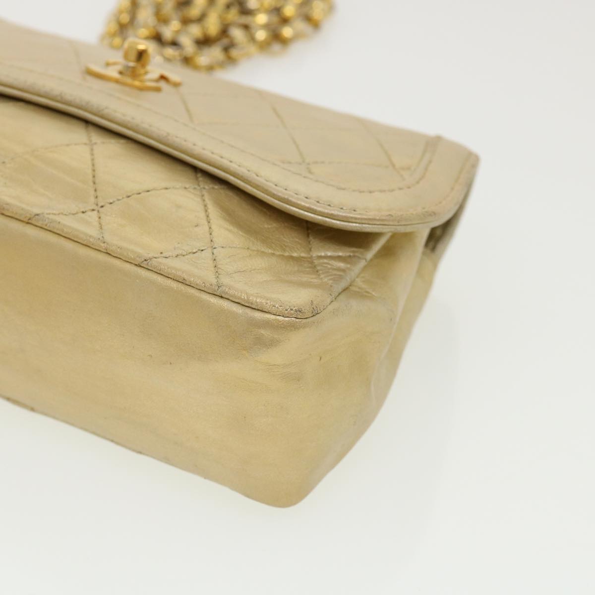 Chanel Timeless Shoulder Bag Gold Lambskin