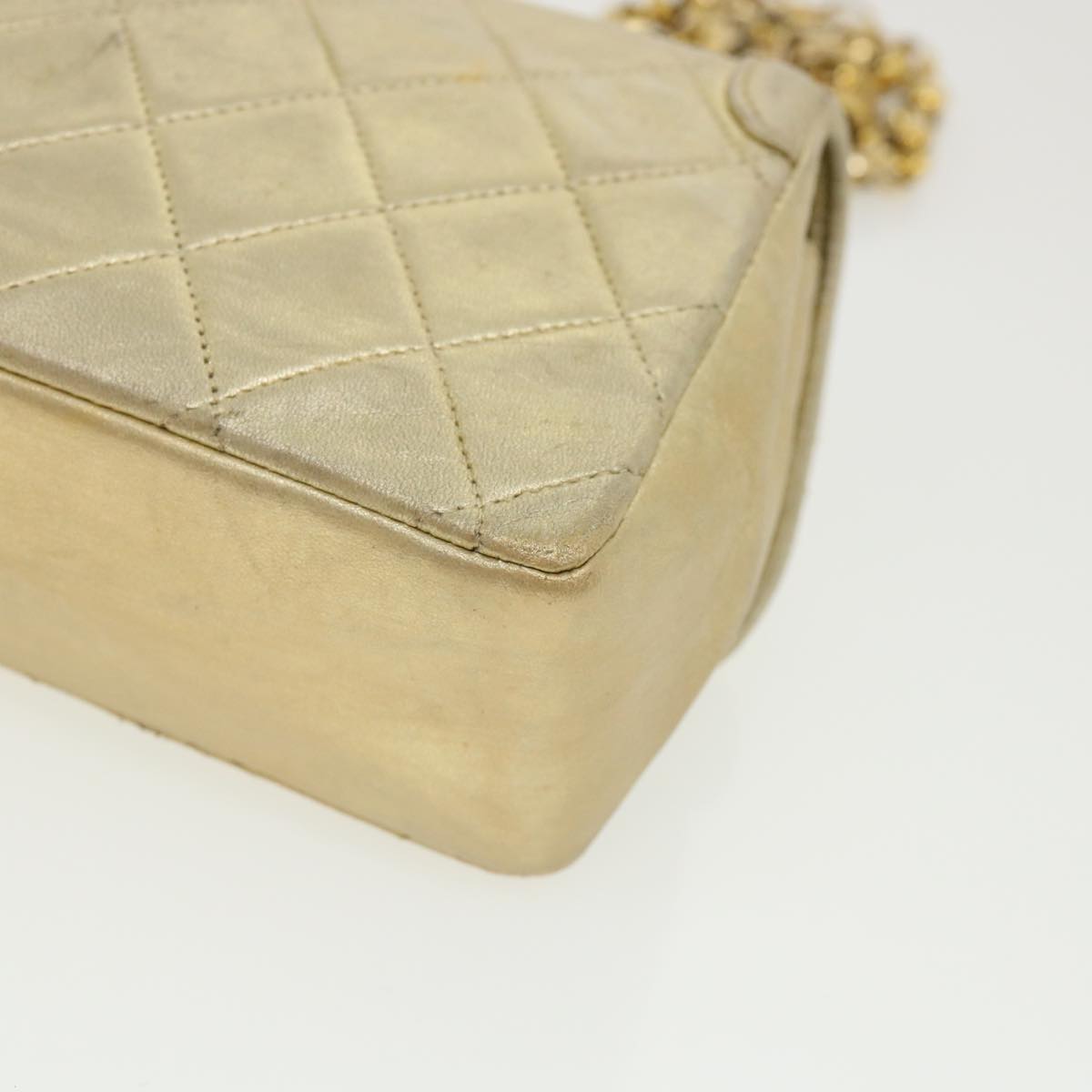 Chanel Timeless Shoulder Bag Gold Lambskin