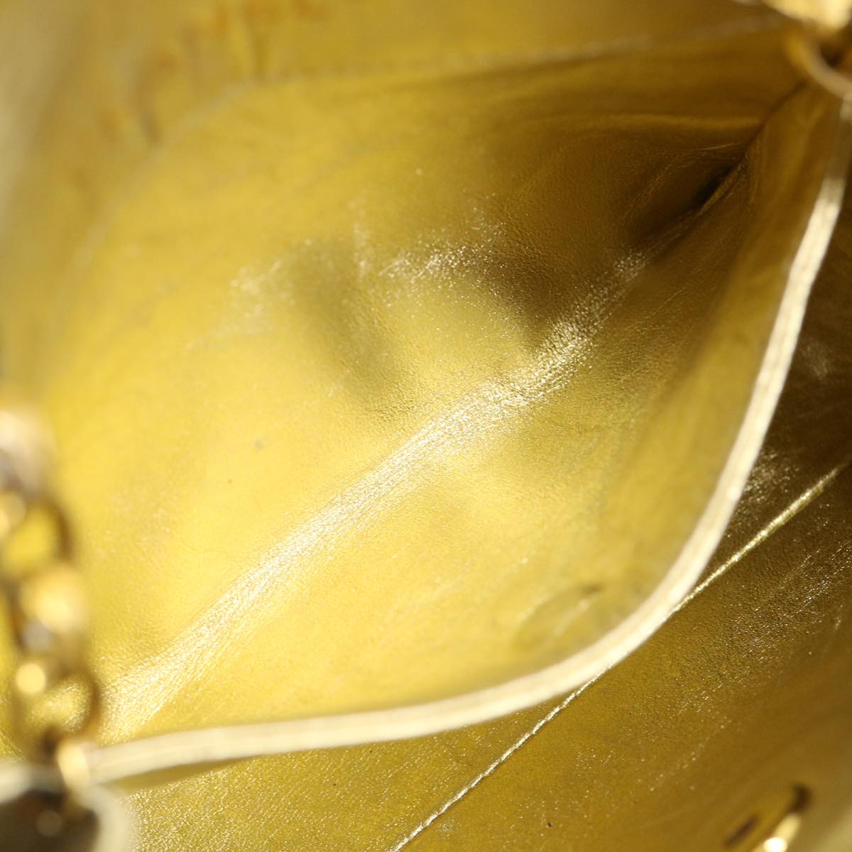 Chanel Timeless Shoulder Bag Gold Lambskin