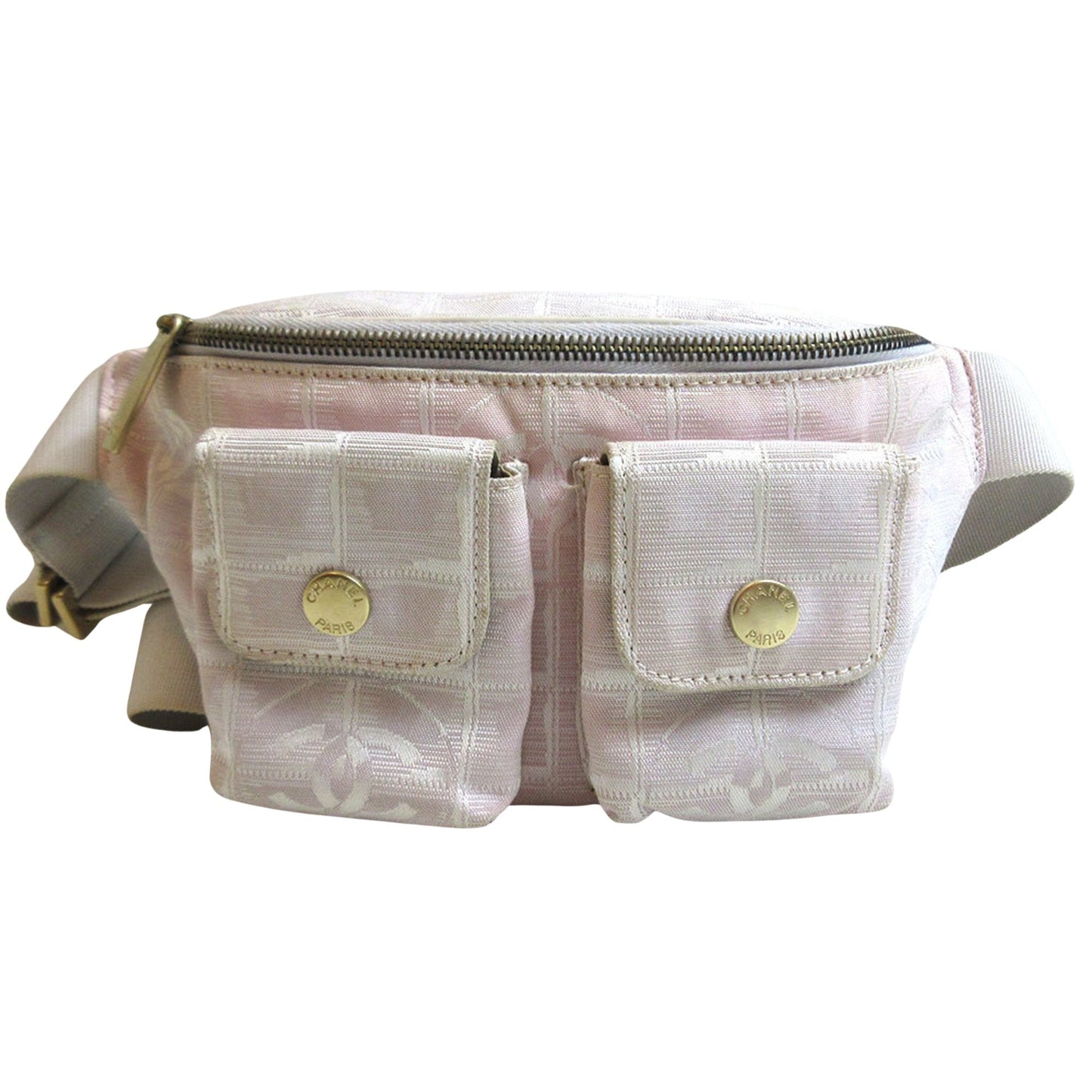 Chanel Pink Waist Bag Casual Style