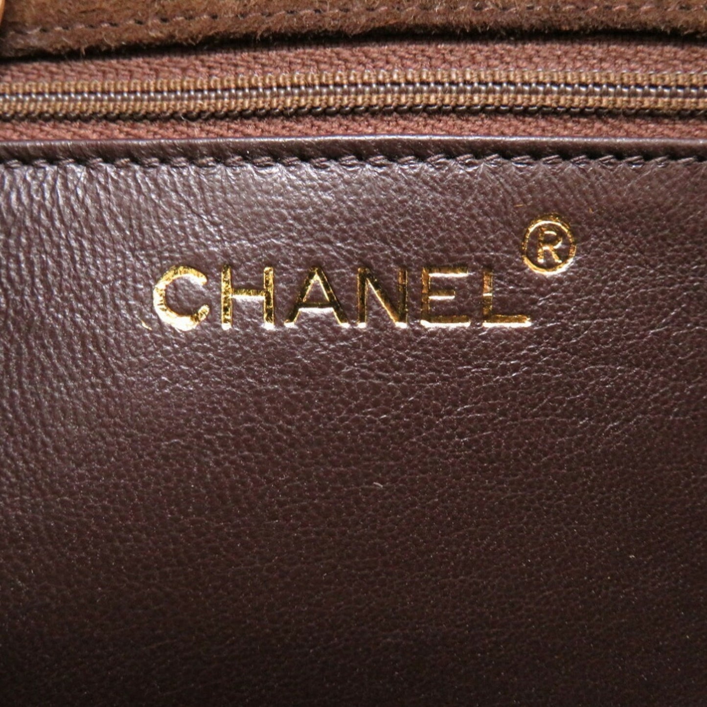 Chanel Vintage Quilted Suede Shoulder Bag