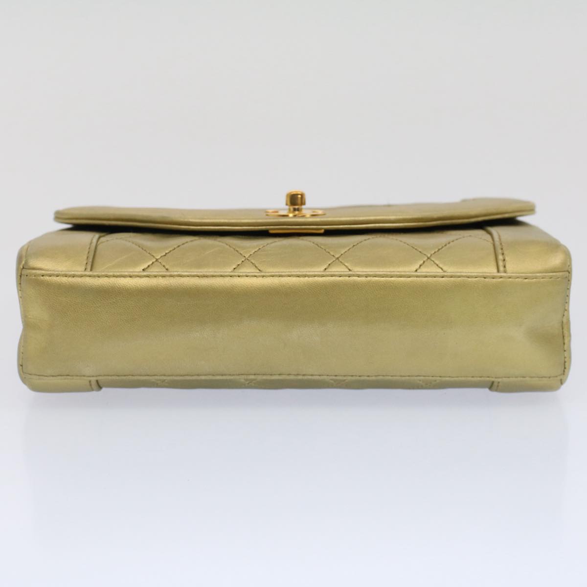 Chanel Vintage Quilted Shoulder Bag Gold