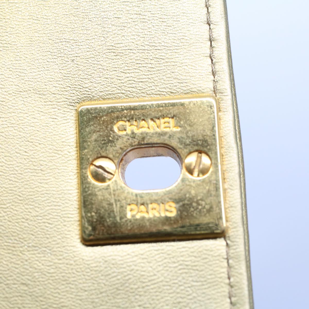 Chanel Vintage Quilted Shoulder Bag Gold