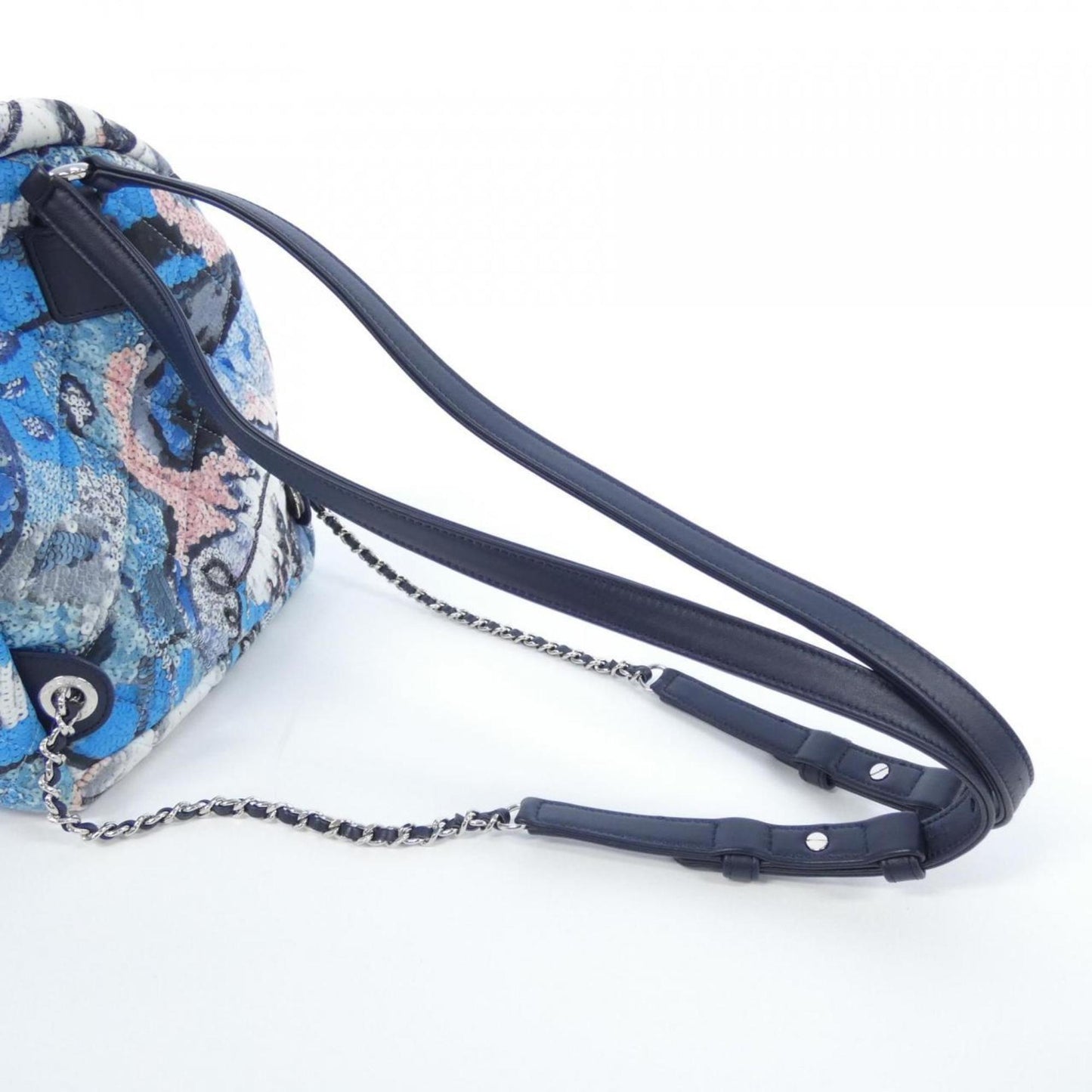 Chanel Canvas Shoulder Bag with Dust Bag and  Card