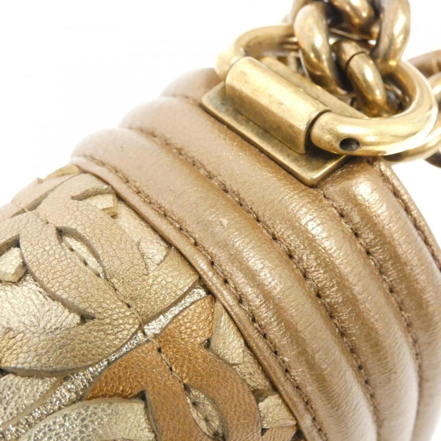Chanel Luxurious Leather Boy Bag with Box and Dust Bag
