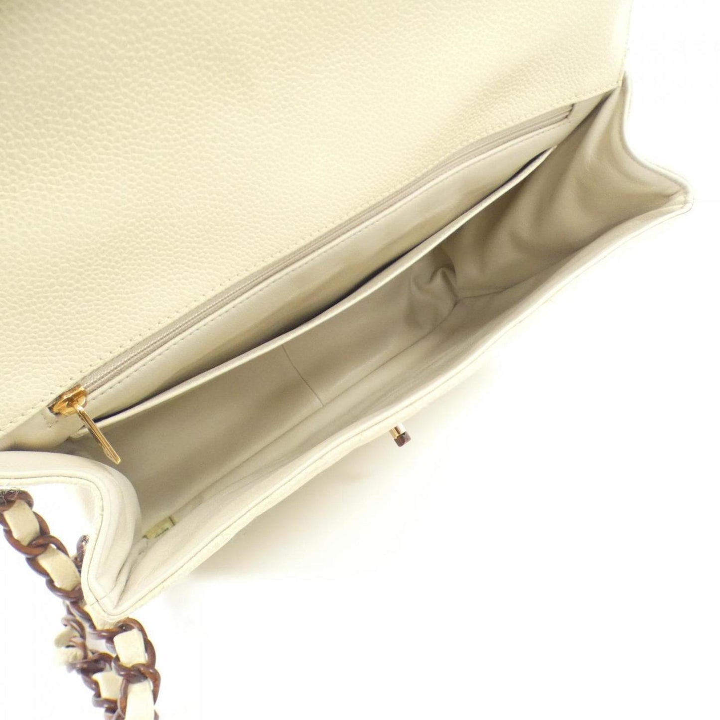 Chanel Vintage Leather Jumbo Handbag with Box and Dust Bag