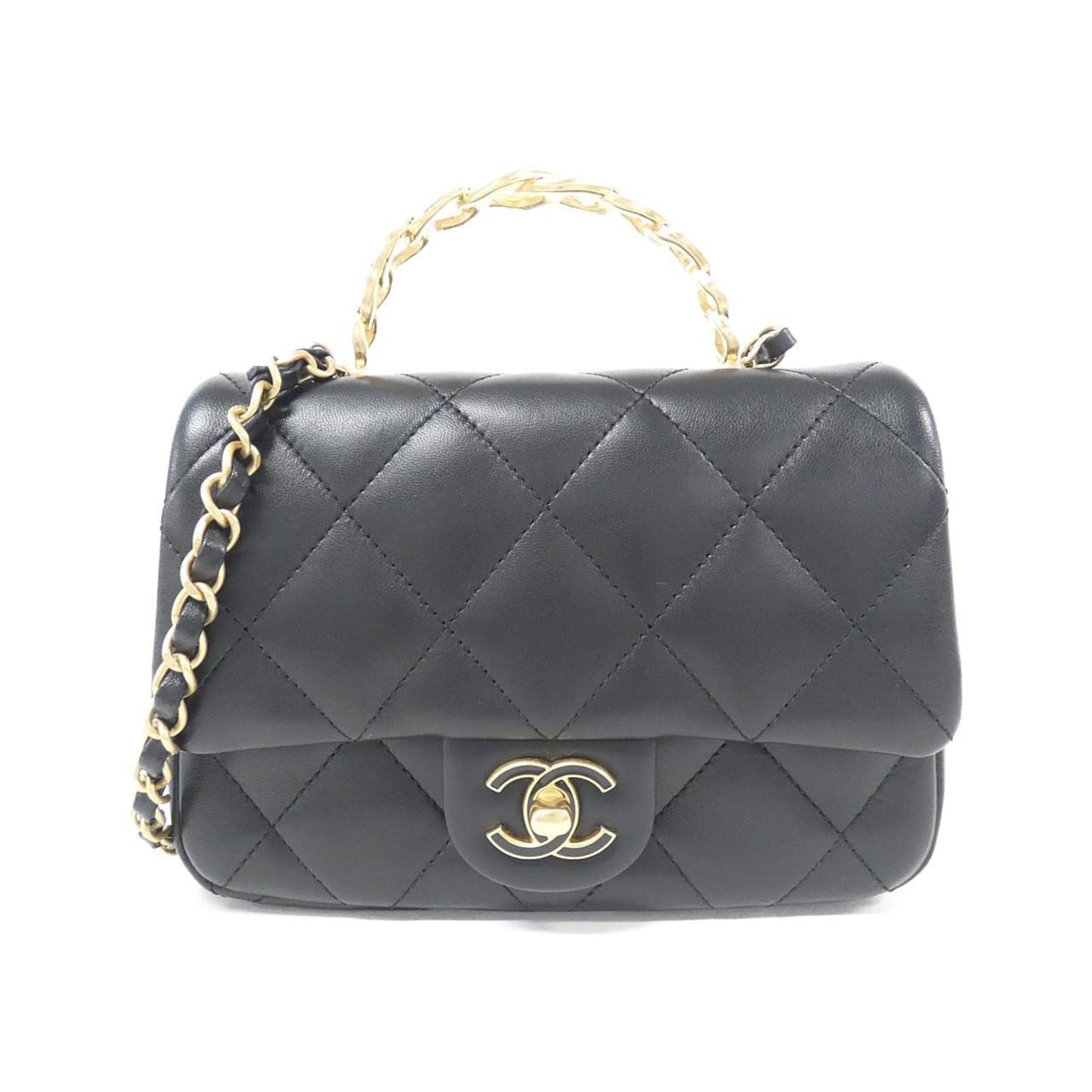 Chanel Luxury Leather Bag with Box and Dust Bag