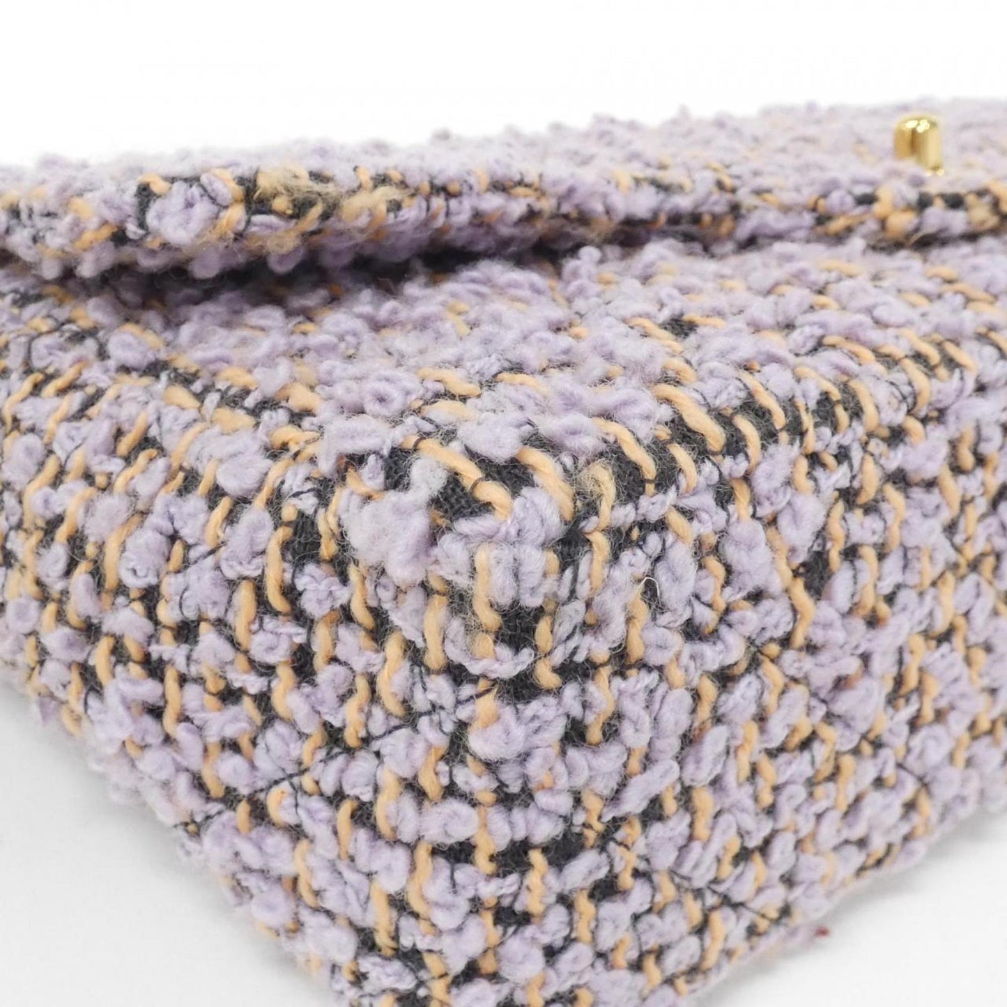 Chanel Tweed Coco Handle Bag with Dust Bag and  Card