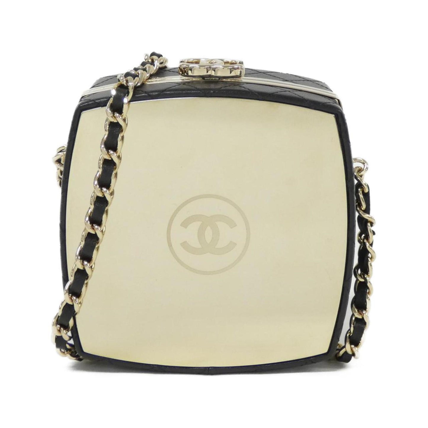 Chanel Leather Box with Dust Bag and  Card