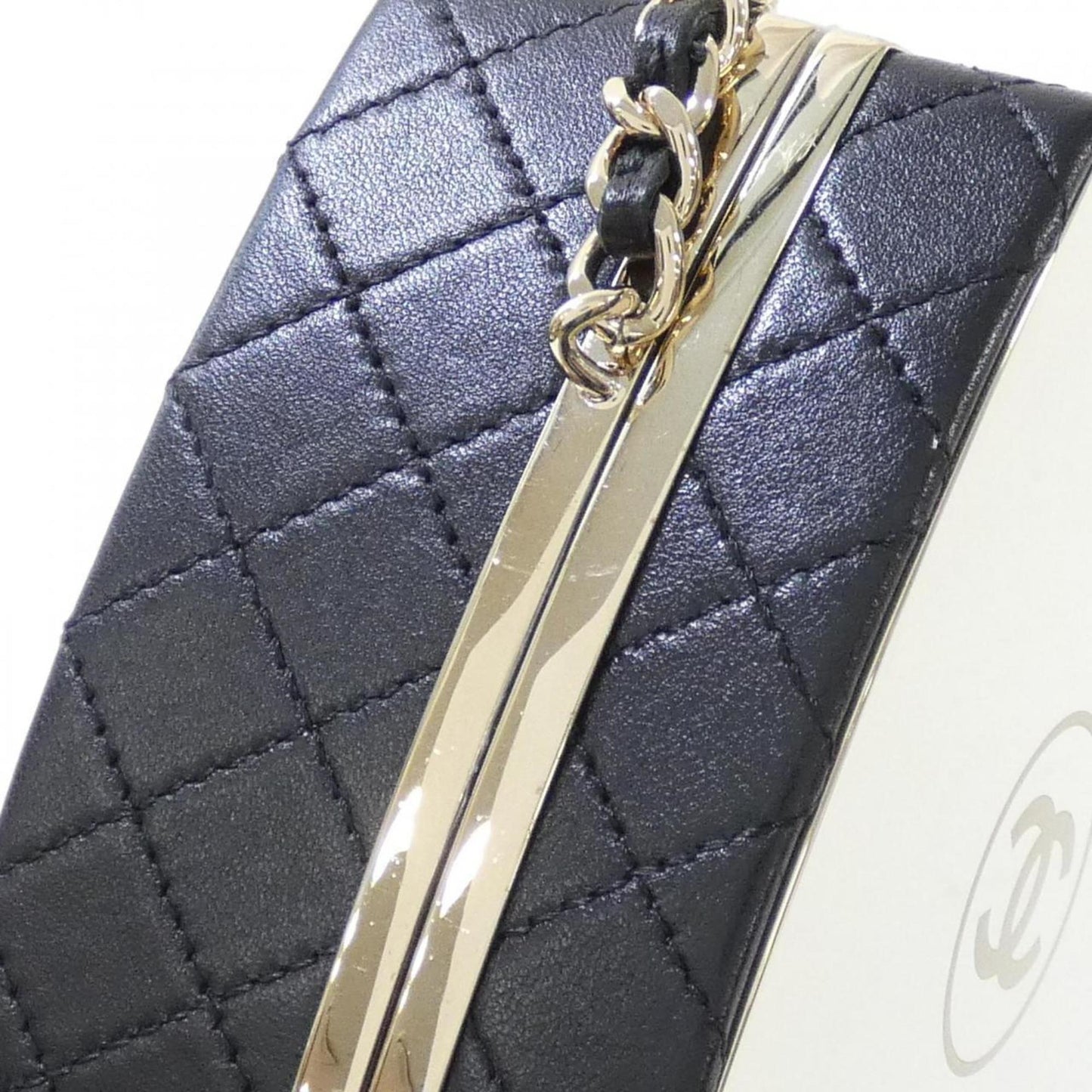 Chanel Leather Box with Dust Bag and  Card