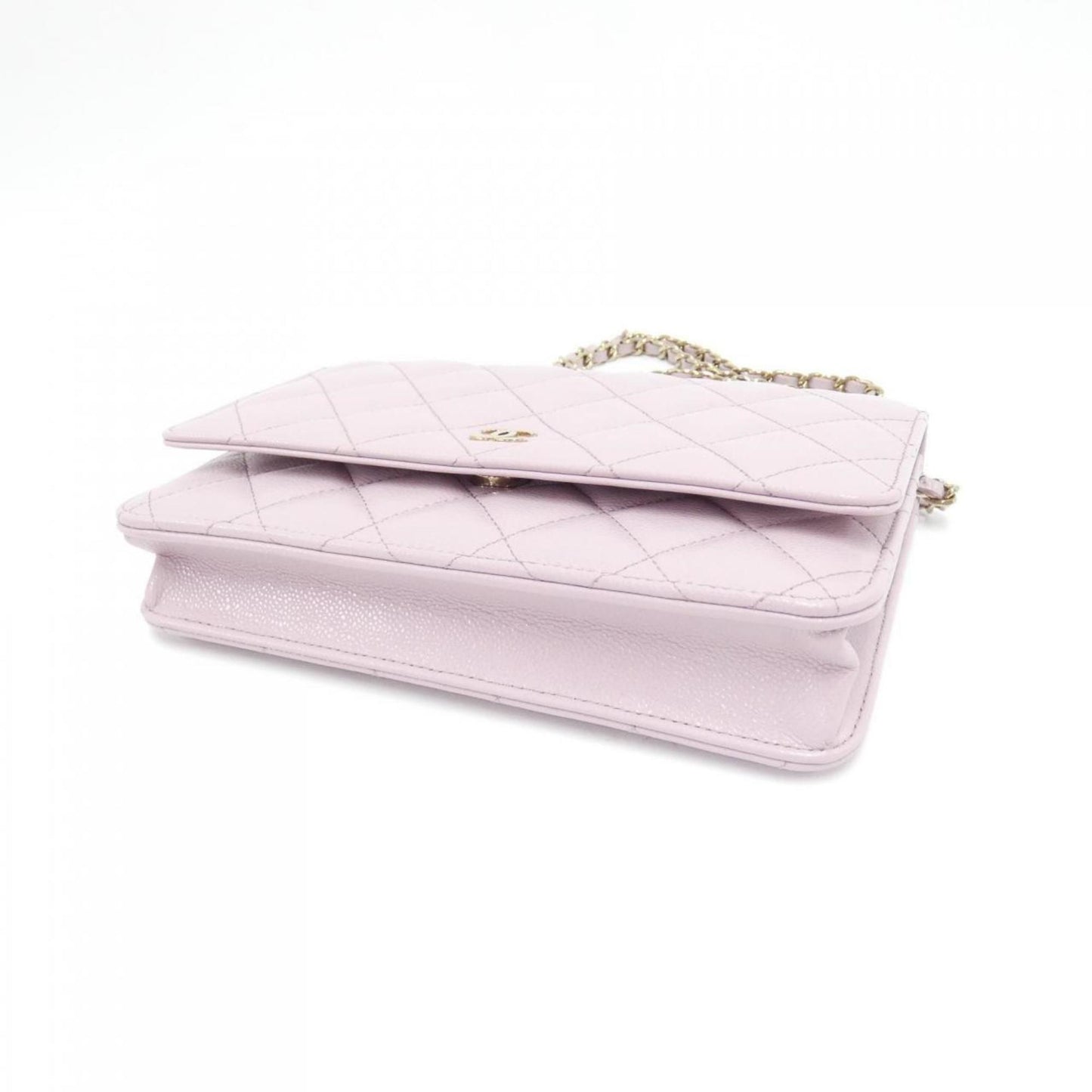 Chanel Leather Classic Flap Bag with Box and Dust Bag