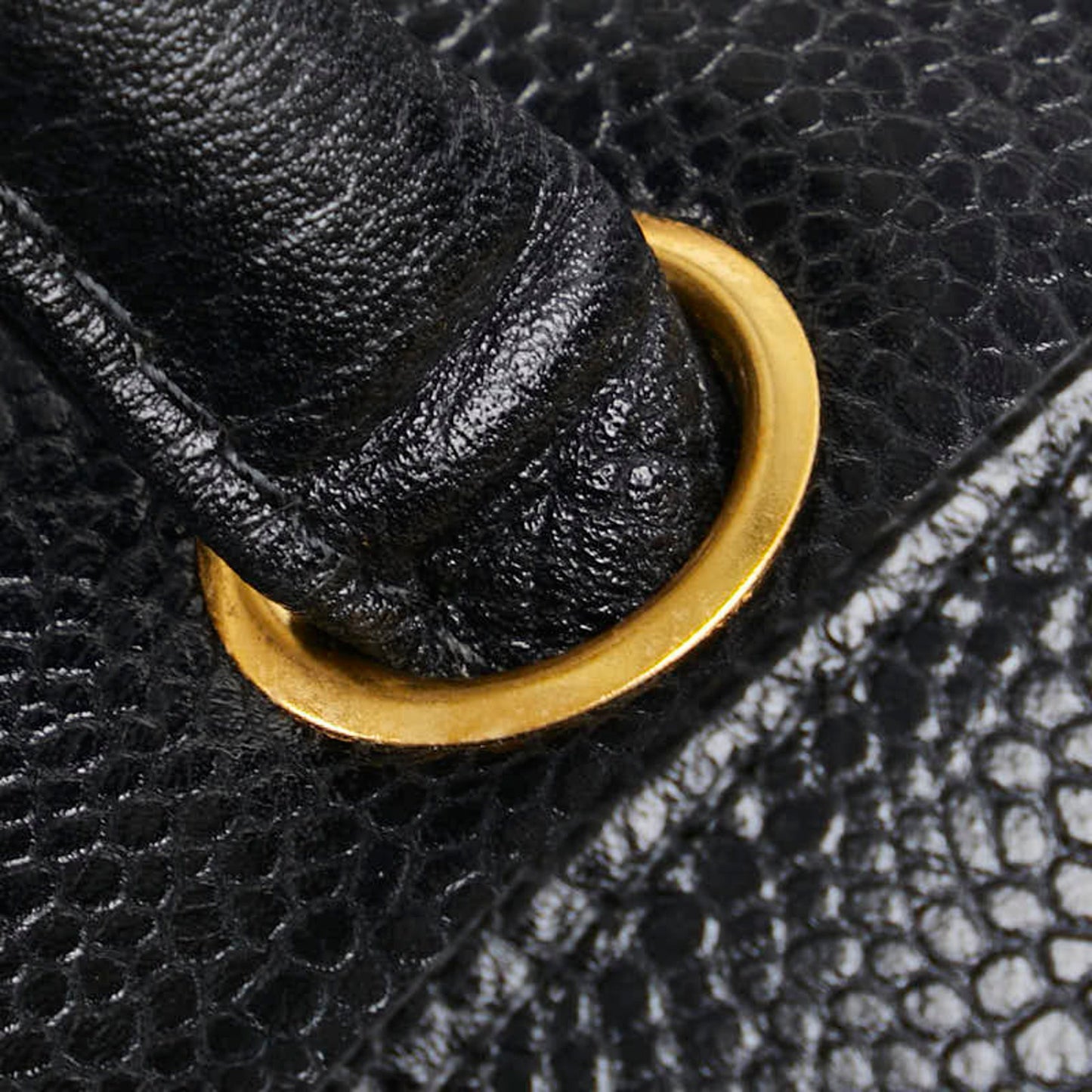 Chanel Leather Logo CC Tote Bag with Metal Fittings