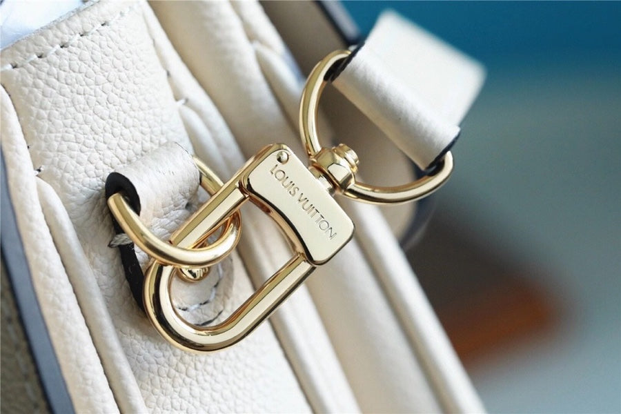 LV Pochette Metis Monogram Empreinte White For Women, WomenÃ¢â‚¬â„¢s Handbags, Shoulder Bags And Crossbody Bags 9.8in/25cm LVÃ‚Â 