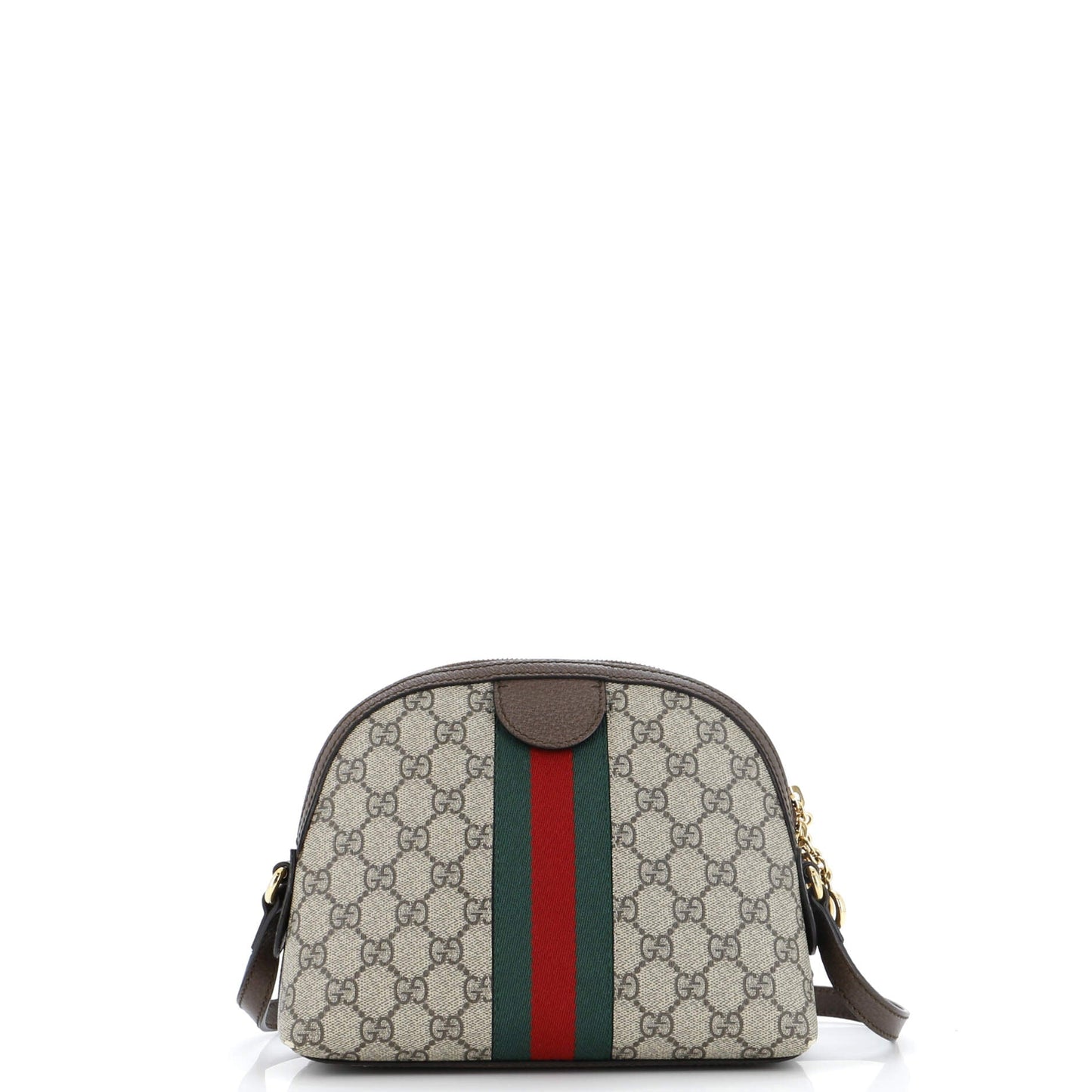 Ophidia Dome Shoulder Bag GG Coated Canvas Small