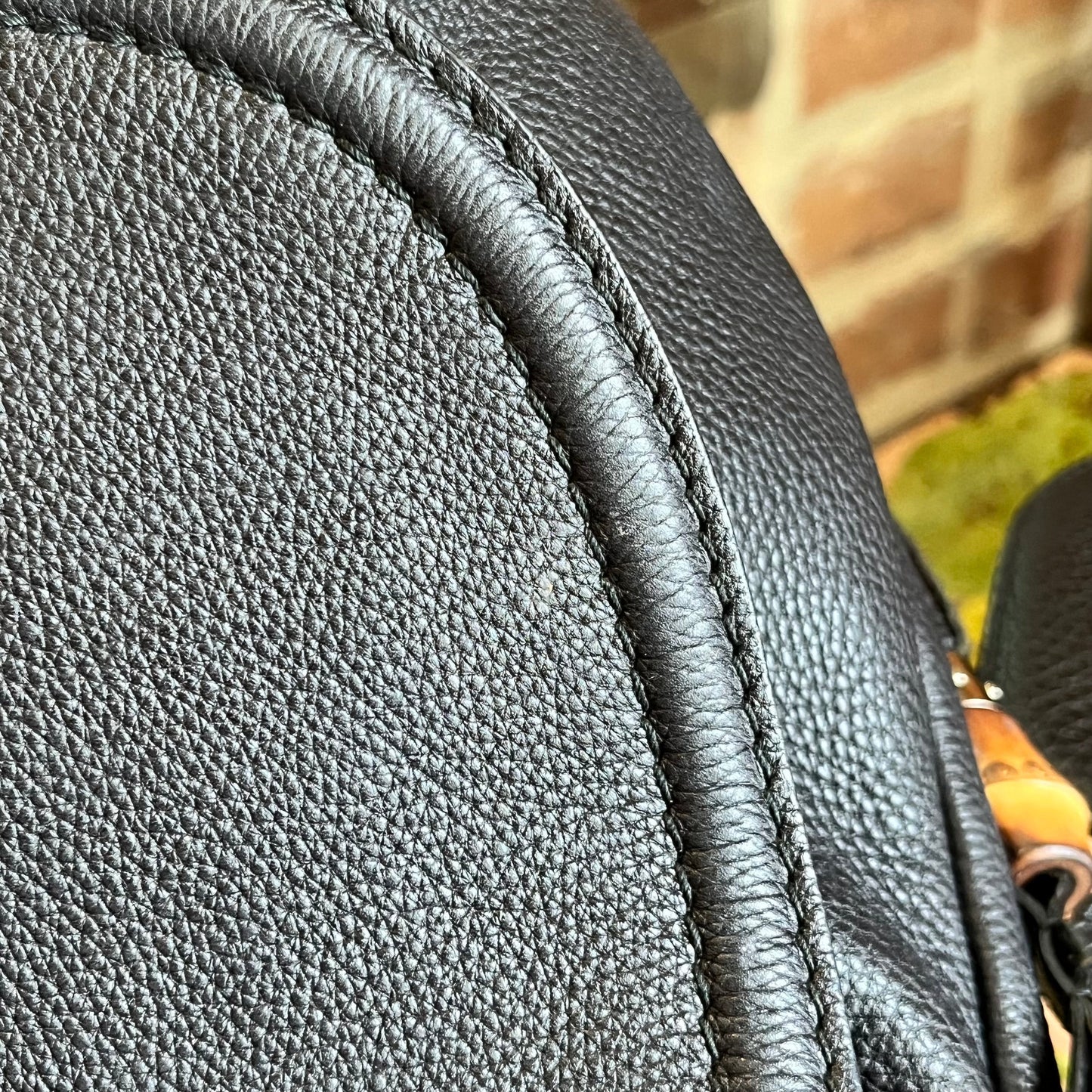 GUCCI Hasler Techno Horsebit Leather Hobo Bag