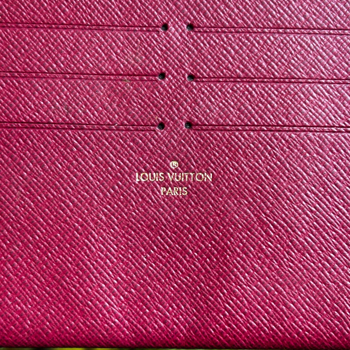 LOUIS VUITTON Pochette Felicie Monogram Canvas Crossbody Bag