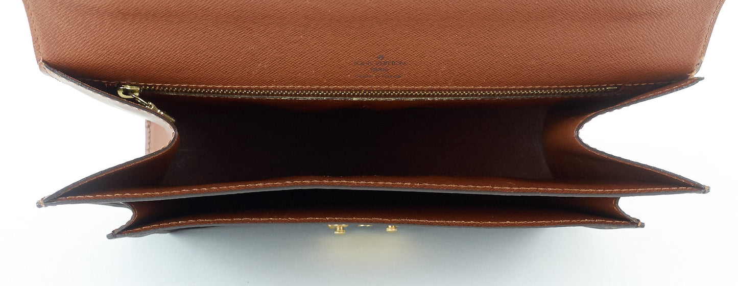 Louis Vuitto Monceau 28 Monogram Canvas Handbag