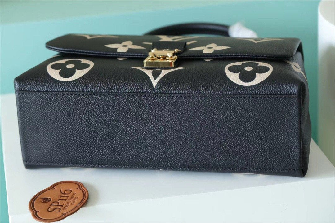 LV Madeleine MM Monogram Empreinte Black / Beige For Women,  Shoulder and Crossbody Bags 11.8in/30cm LVÃ‚Â 