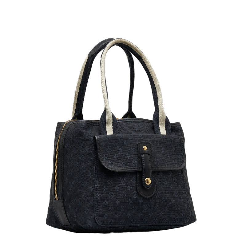 LOUIS VUITTON Louis Vuitton Monograms Mini Handbags Linen/Laser TST Blue Ladies Ladies