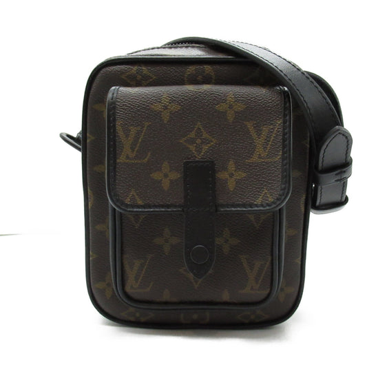 Louis Vuitton Christophers Wearable Wallet Shoulder Bag PVC Coated Canvas Monogram Macasters   Brown M69404