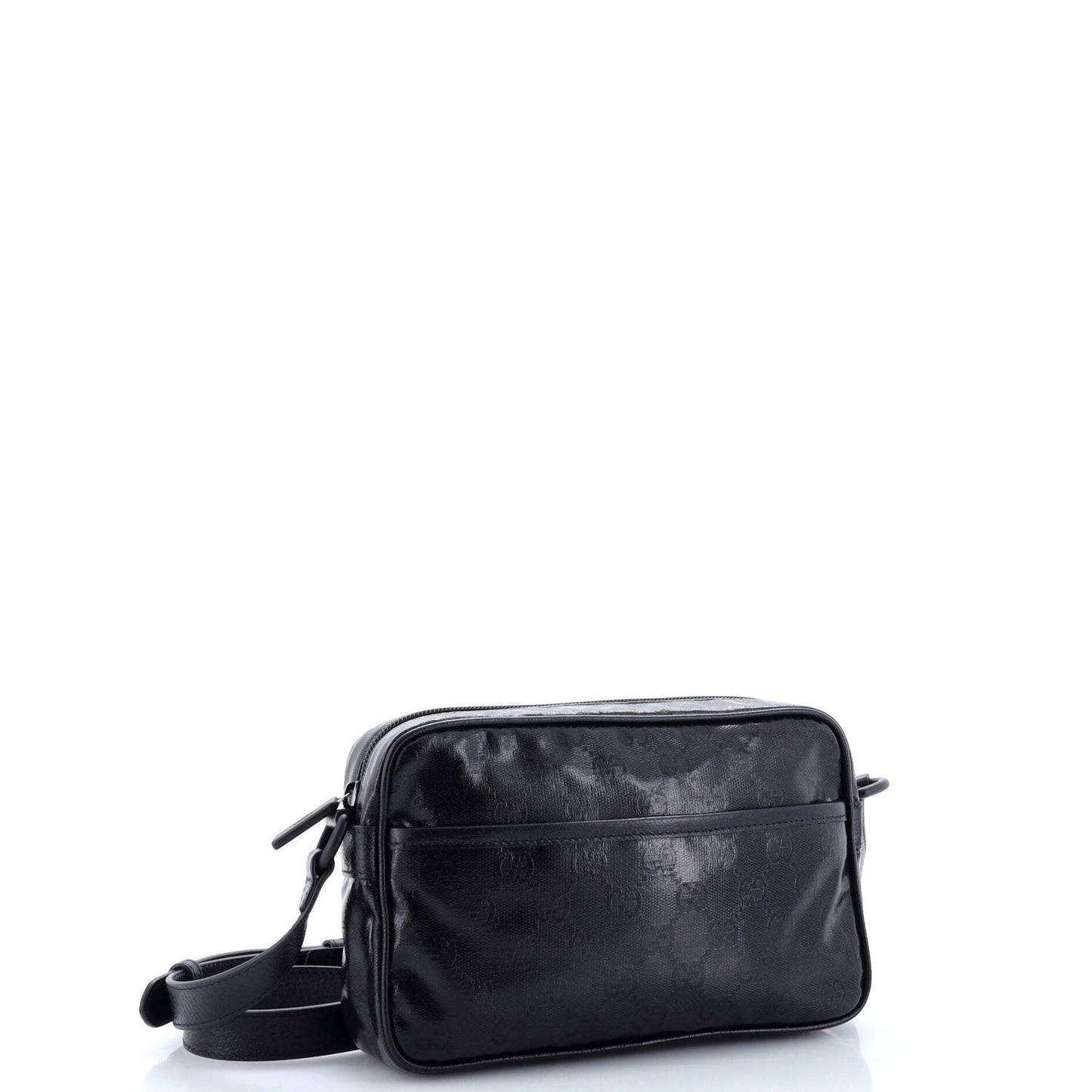 Front Pocket Camera Bag GG Crystal Coated Canvas Mini