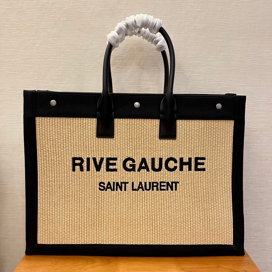GLAMI Rive Gauche Tote Bag In Raffia For Women 18.9in/48cm YSL
