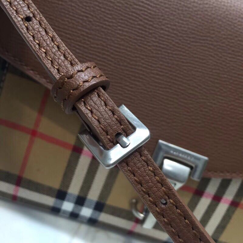 GLAMI Small Vintage Check And Crossbody Bag Brown For Women, WomenÃ¢â‚¬â„¢s Bags 9in/24cm