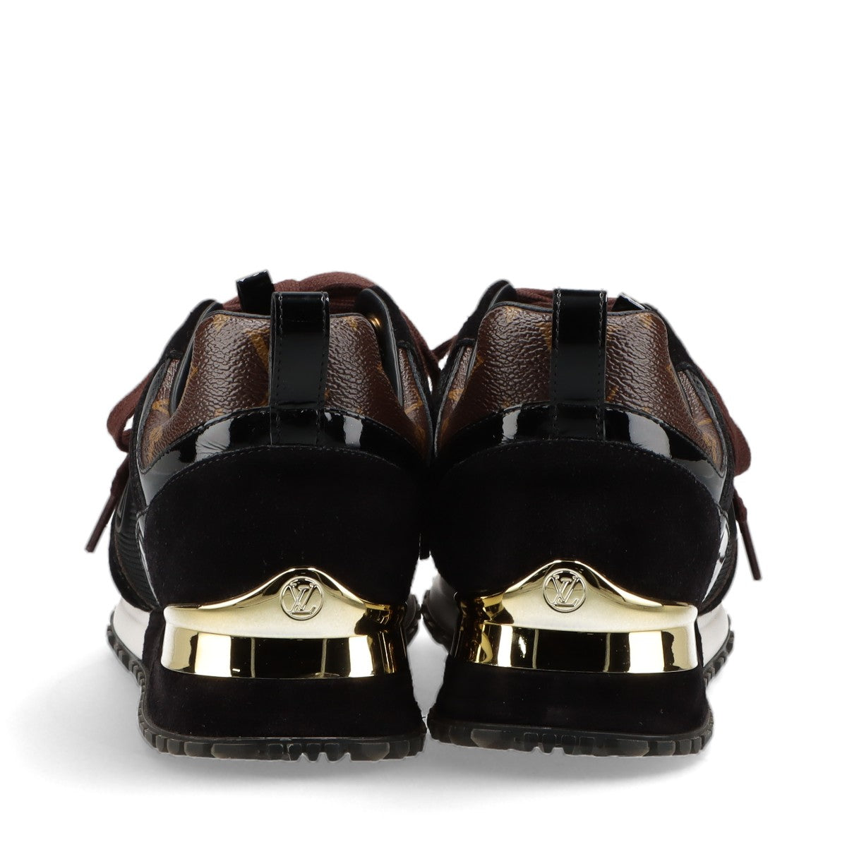 Louis Vuitton Runwayline 18 Years MeshLeather Trainers 37.5  Black×Brown CL0188 Monogram  Bag