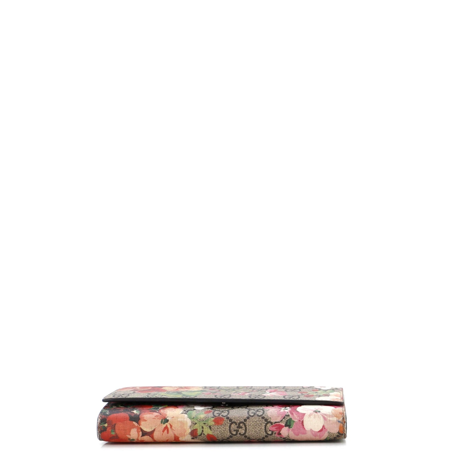 Continental Wallet Blooms Print GG Coated Canvas