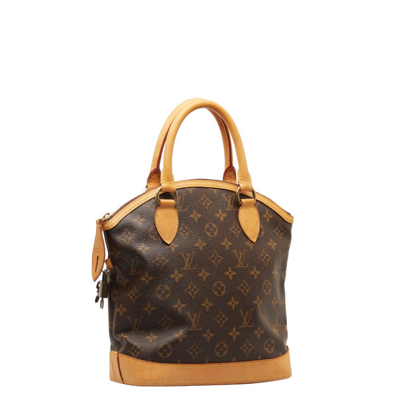 Louis Vuitton Monogram Lockies Handbag M40102 Brown PVC Leather  Louis Vuitton