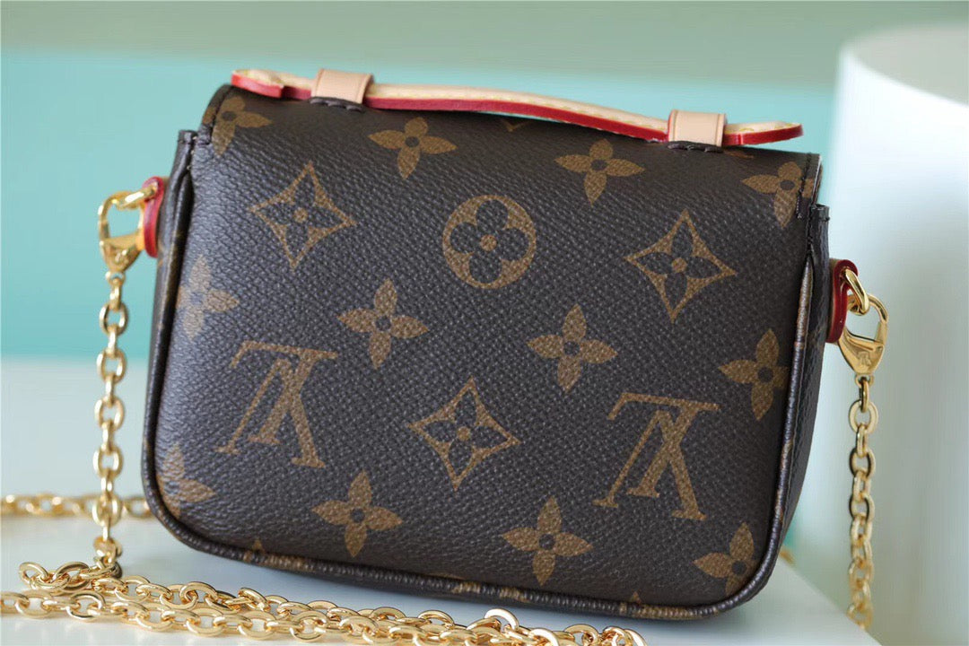 LV Micro Metis Monogram Canvas For Women, WomenÃ¢â‚¬â„¢s Handbags, Shoulder And Crossbody Bags 5.5in/14cm LV M81267
