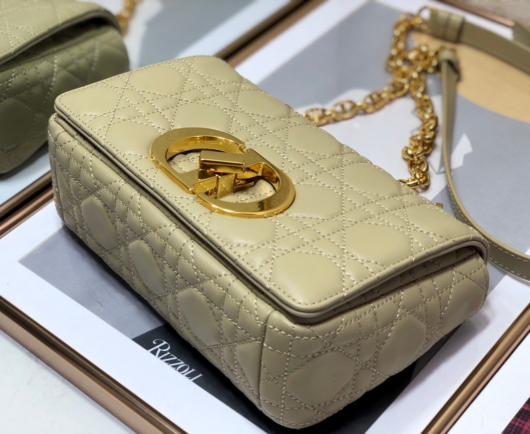 GLAMI Small Caro Bag Beige For Women 8in/20cm CD M9241UWHC_M39U
