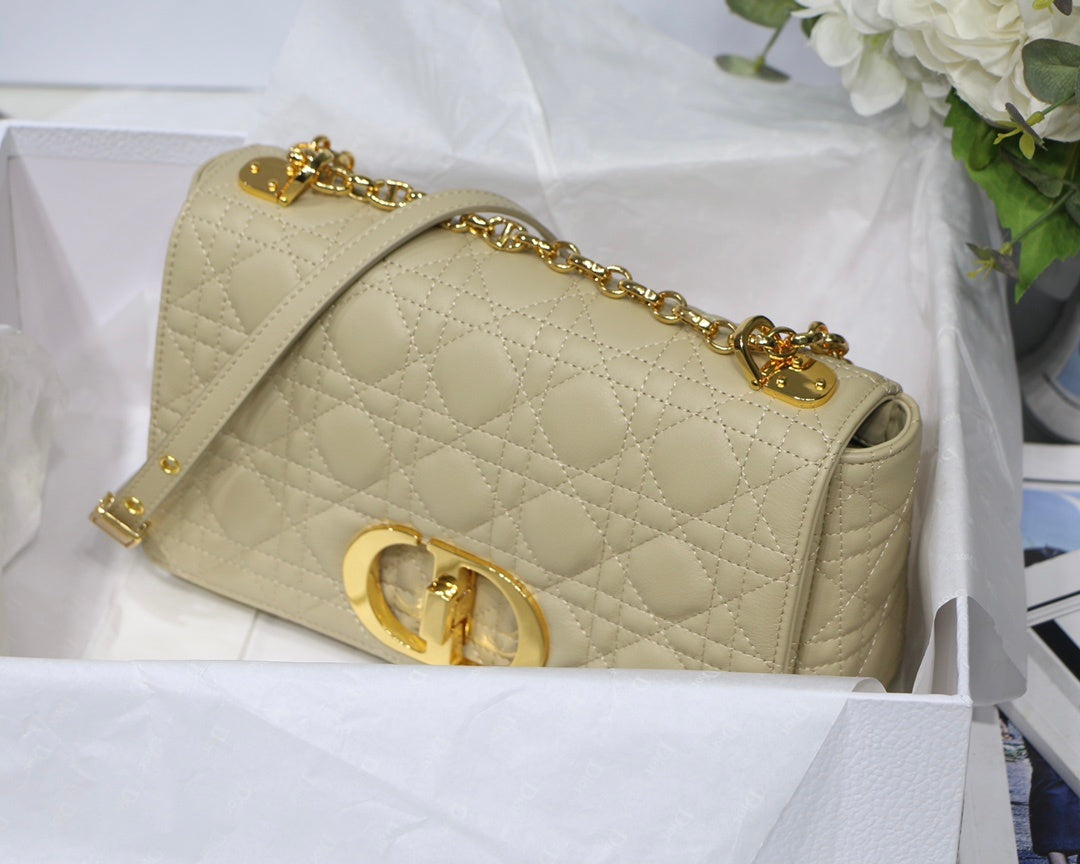 GLAMI Small Caro Bag Light Yellow For Women 8in/20cm CD M9241UWHC_M26Y