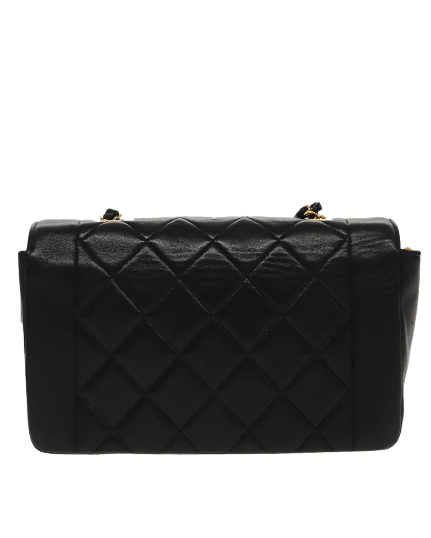 CHANEL Chanel Quilted Lambskin Leather Shoulder Bag
